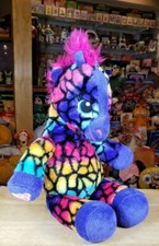 Build-A-Bear Workshop Plush Rainbow Wild Purple Giraffe Tye-Dye B.A.B Workshop