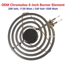 NEW  NOS - MP15U MP15MA 257347    6" Electric Oven Stove BURNER HEATING ELEMENT