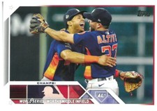 World Series Worthy Middle Infield 2023 Topps Series 2 Checklist #574 Astros