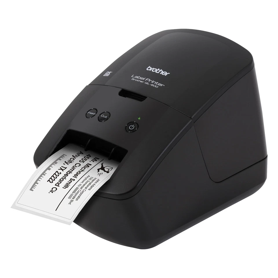 Brother QL 600 Label Printer 2 4 Inch High Resolution Printing Fast and Compact - Image 2 of 4