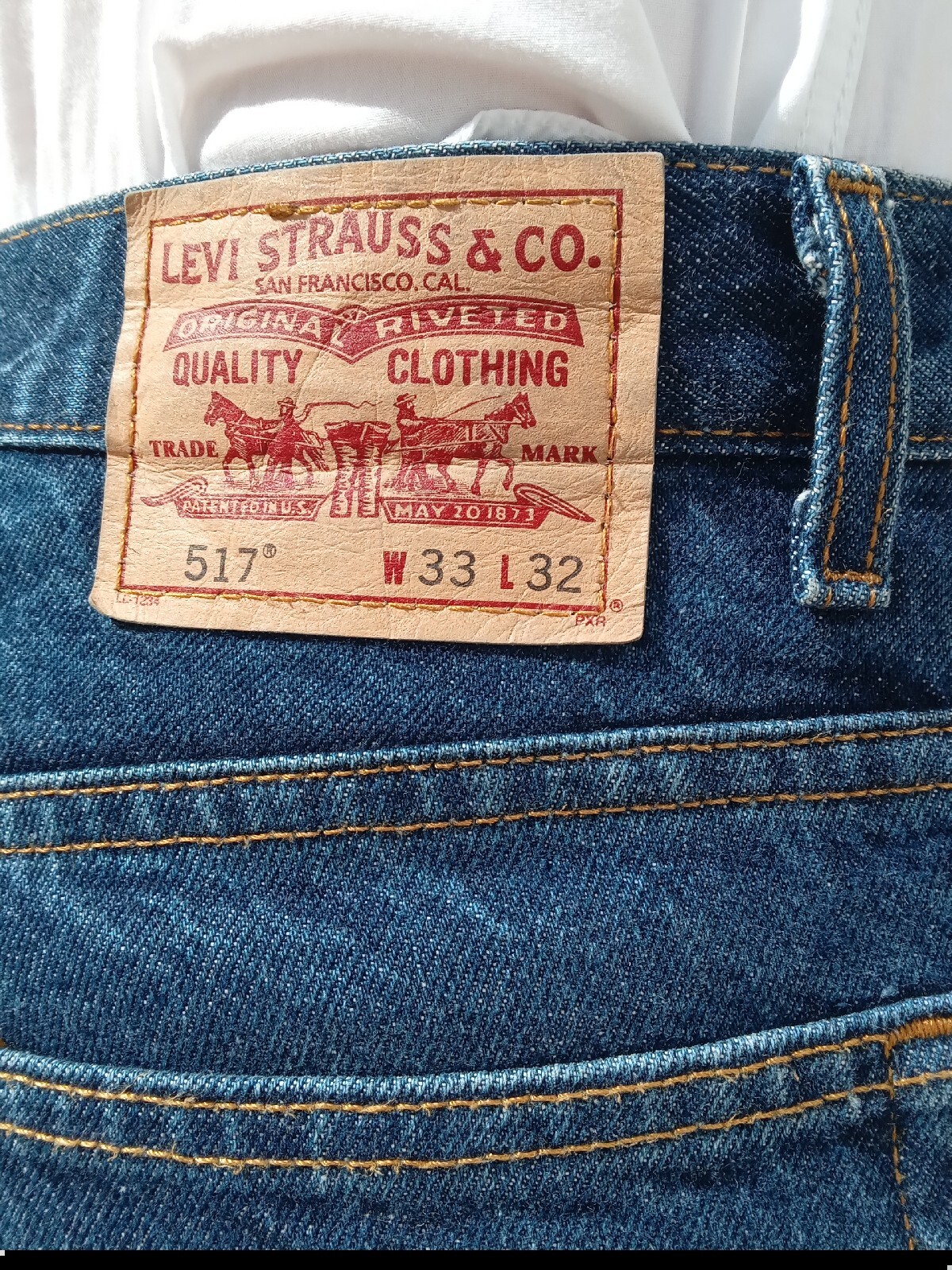 Levi's 517 Cotton Bootcut Jeans Size 33x32 Vintage RRP £129.00 image 2