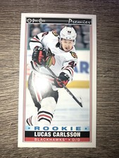 LUCAS CARLSSON 2020-21 O-Pee-Chee Premier Tallboys ROOKIE #P-43