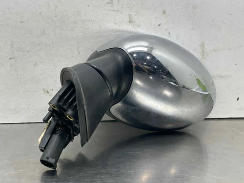 2008 Mini Cooper Conv OEM Left Hand Drivers Side Power Door Mirror Chrome 02-07