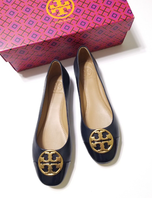 新作★Tory Burch Chelsea Cap-Toe Ballet Flat NIB Tory Burch Chelsea Cap-Toe Leather Ballet Flat, Perfect