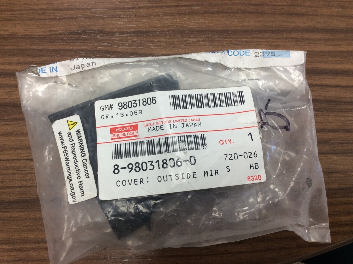 ISUZU OUTSIDE MIRROR COVER GM#98031806 # 8-98031806-0 OEM | eBay