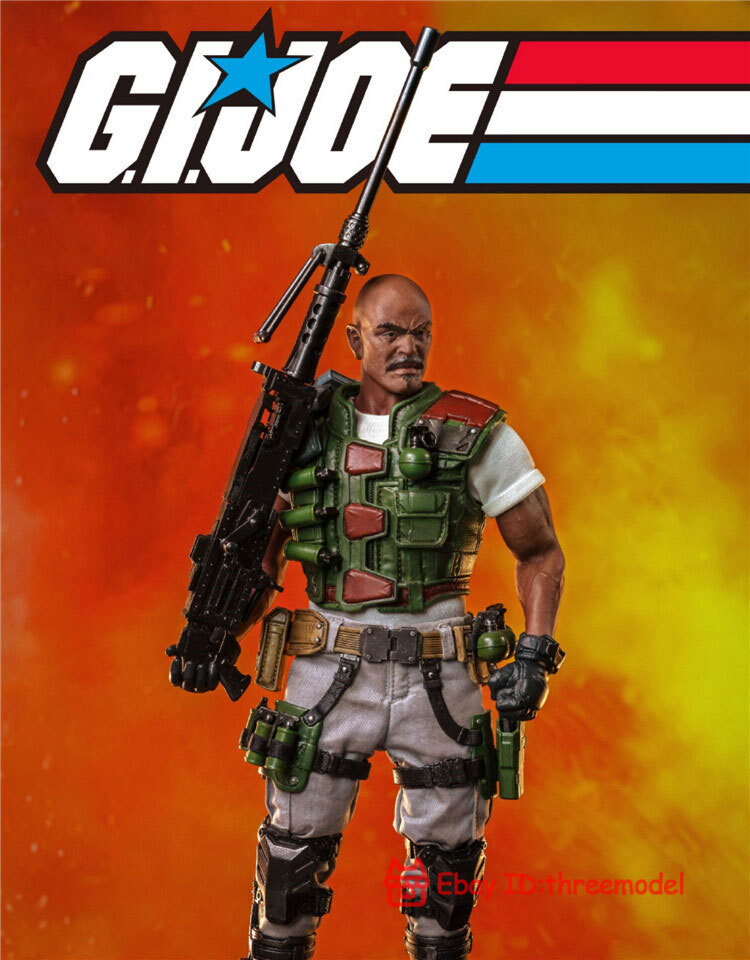 Threezero 1/6Scale Roadblock G.I.JOE PVC Action Figure In Stock | eBay