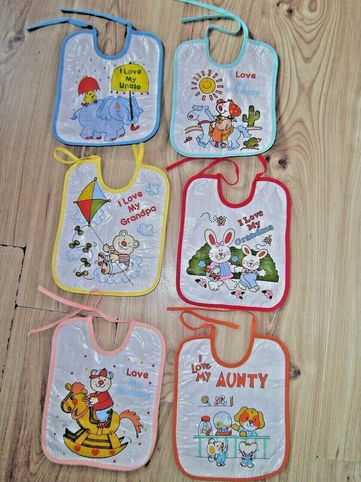 UNKNOWN Baby Kleinkind I LOVE MY BIB Malen unordentlich wasserdicht PVC KUNSTSTOFF Spielen/Füttern