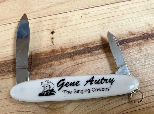 NOS VINTAGE  Gene Autry "The Singing Cowboy" Collectible Pocket Knife