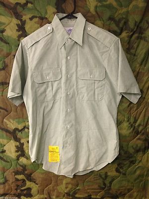 army dress green short sleeve shirt Issued AG 415 Dress Shirt Small / Short main image 1