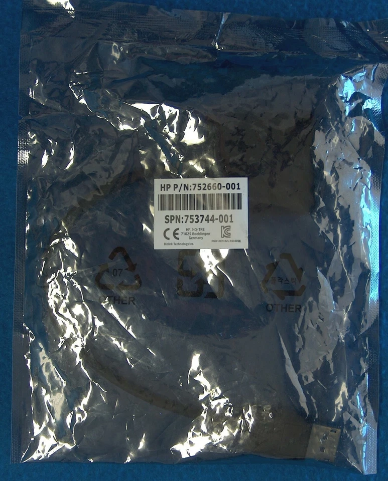 K438W Genuine HP DisplayPort To DVI SL Adapter 752660-001 753744-001 8CJ7165QM1 - Image 2 of 4