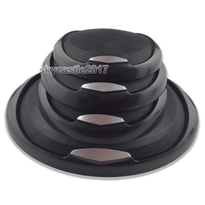 Speaker Cover Grills - 4", 5", 6", 6.5", 6x9" Sizes, Black Metal Mesh & ABS Frame | Universal Fit 4 thumbnail image