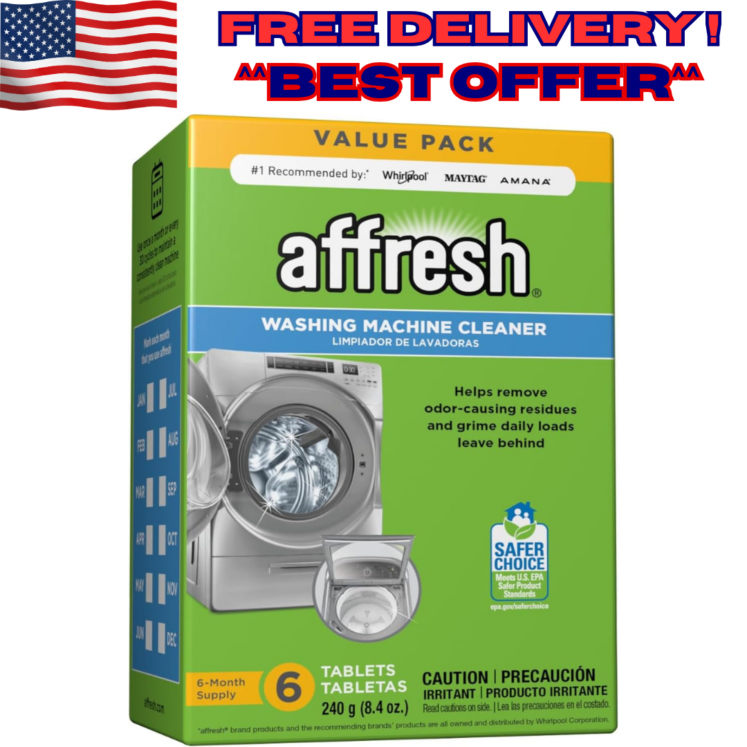 Affresh Washing Machine Cleaner for Front and Top Load Washers