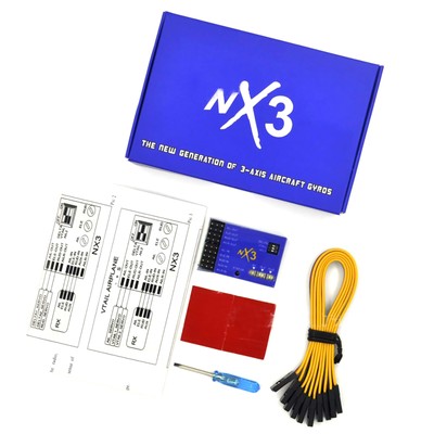NX3 Fixed-Wing 3 Axis Gyro Flight Controller Autobalance Stabilizer For RC Plane