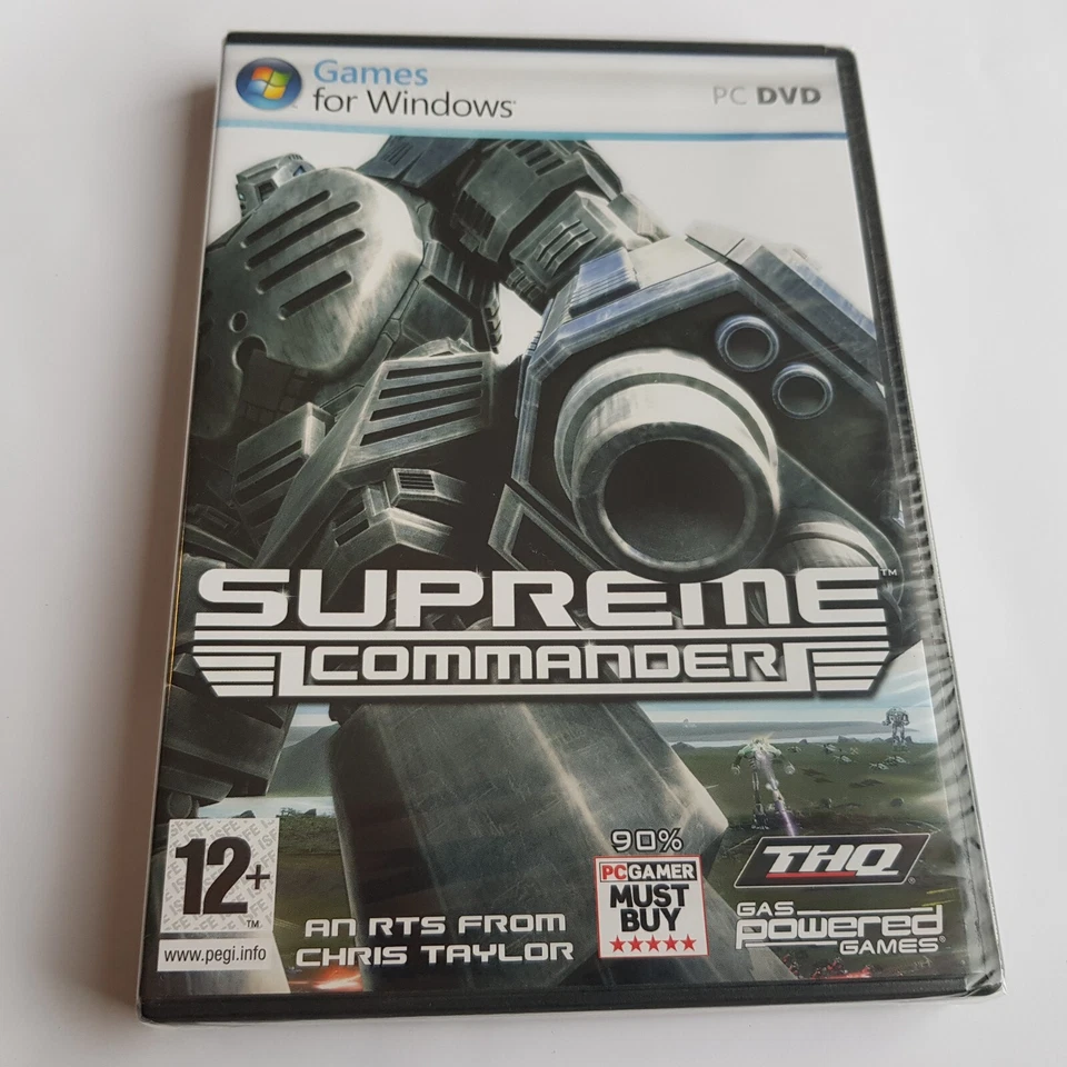 Supreme Commander PC DVD ROM Video Game Windows RTS Chris Taylor sealed - Image 3 of 4