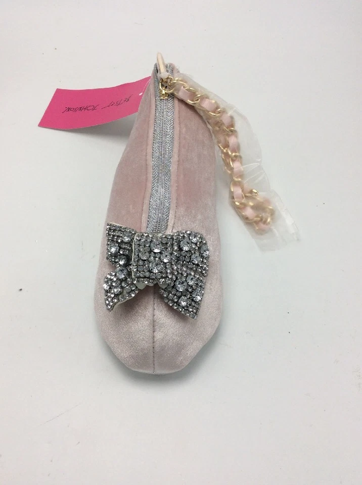 $78 Betsey Johnson Ballet Slipper Kitch Wristlet Clutch, Pink. Us2 - Image 4 of 4
