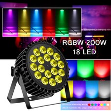 200W RGBW 18 LED Par Wash DMX Stage Light Party Disco Show Wedding Club