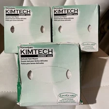 Kimtech Science KimWipes Delicate Task Wipers 4.4 x 8.4” 1-ply 286 Wipes 3 Boxes