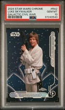 2024 Topps Star Wars Chrome Luke Skywalker-Galactic CW Card RA2 PSA GEM MT 10