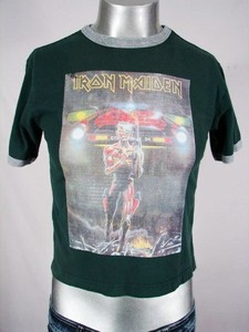 HK0714-SWEET-VINTAGE-1980s-IRON-MAIDEN-GREEN-RINGER-T-SHIRT-36