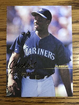 Ken Griffey Jr 1997 Fleer Checklist Mariners #745  *3036*