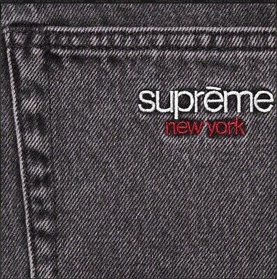 Supreme New York Baggy Jeans Washed Black In Mens Size W36 Supreme New York Baggy Jeans Washed Black In Mens Size W36