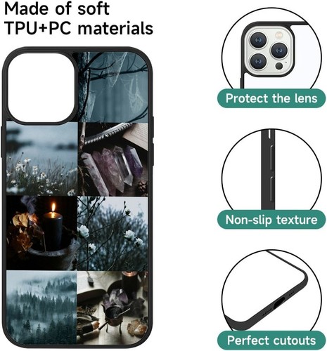 witchcraft violet collage For Samsung A15 A16 S23 S24 S25 Ultra FE Rigid Plastic - 第 9/25 張圖片