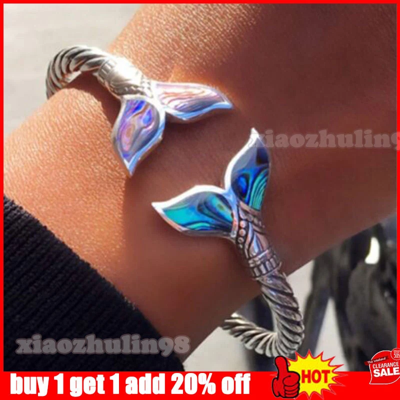 Silver mermaid bracelet sale