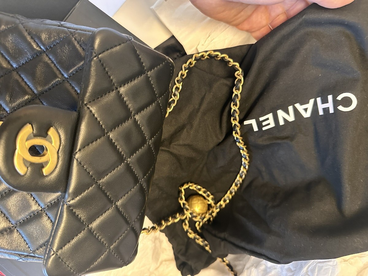 CHANEL Flap Bag Mini 21B Pearl Crush AS1786B02916 *Super CHANEL Flap Bag Mini 21B Pearl Crush AS1786B02916 *Super