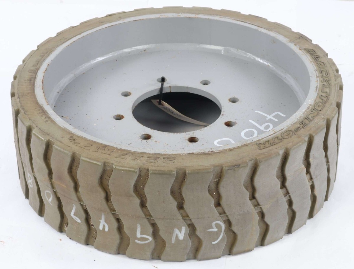 Genie 22x7x17-3/4 Non Marking 8 Hole Font Tire/wheel for