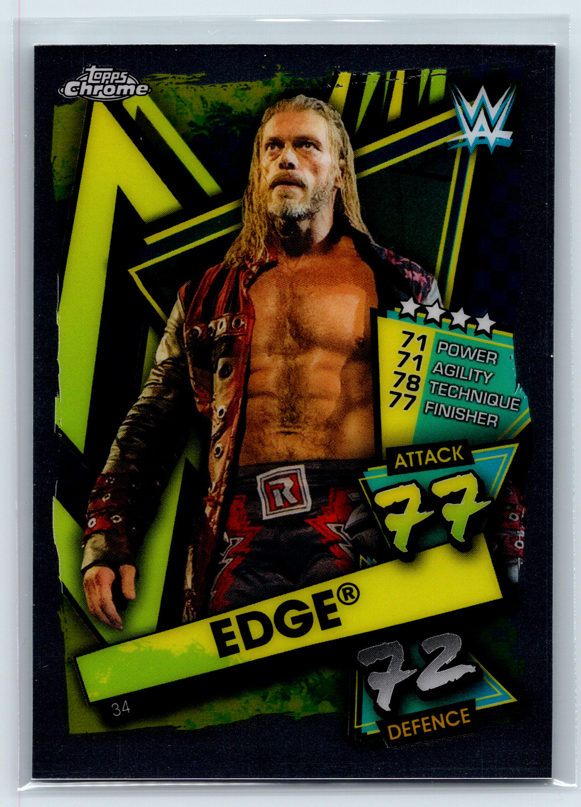Edge 2021 Topps Chrome WWE Slam Attax   #34