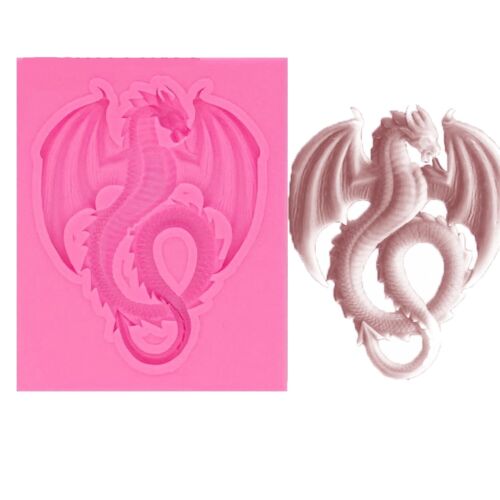 1PC Dragon Resin Silicone Mold Polymer Clay Craft Mould DIY Cake Decorating Tool - Afbeelding 1 van 12