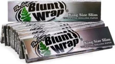 B-Wrap King SIZE Slim  Ultra Fine Premium Rolling Paper,5 Packs