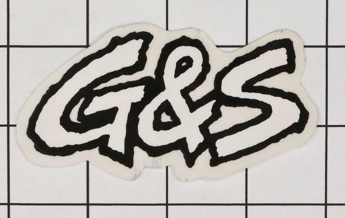 Vintage G&S Gordon & Smith Skate Skateboard Sticker Decal