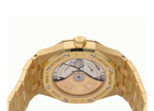 AUDEMARS PIGUET ROYAL OAK CAROLINA BUCCI 15454BA 37MM FROSTED GOLD WOMEN'S WATCH 4