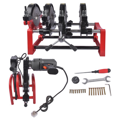 300°c Manual Piping Pipe Fusion Welder 4 Clamps PE PP PB PVDF HDPE PVC 63-160MM