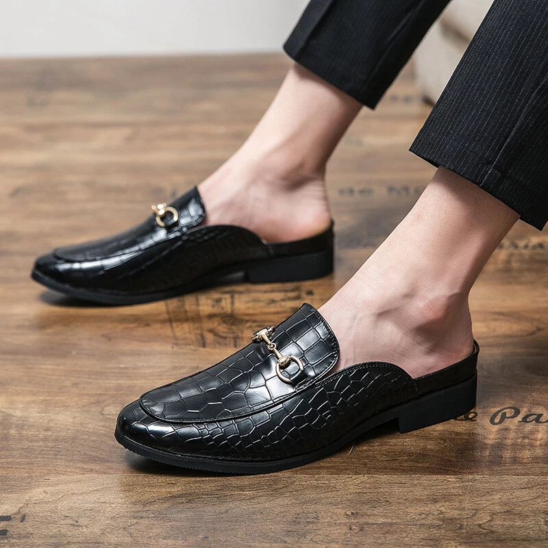 Slippers that look like dress shoes clearance