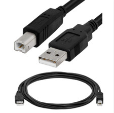 5 FT USB 2.0 A Male to B Male Printer Scanner Cable Black