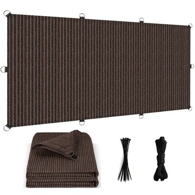 Vocray Sun Shade Cloth 8X20 Ft Uv Block Outdoor Patio Shade Cover Permeable And