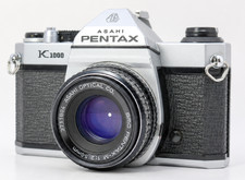 Pentax K1000 35mm SLR Film Camera w/ SMC 50mm f/2 Lens   Tested Working