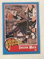 2011-12 Fleer Retro Shelvin Mack Rookie Sensation Auto #71 Butler basketball