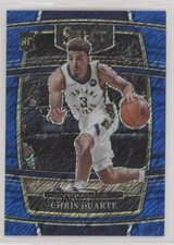 2021-22 Panini Select Concourse Blue Shimmer Prizm Chris Duarte #41 0bc1