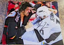 RYAN LOMBERG SIGNED 8x10 MATTE PHOTO CALGARY FLAMES (A)