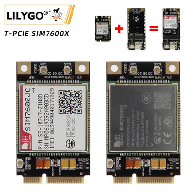   T-PCIE SIM7600 LTE 4G Development Board IOT Module With GNSS SIM7600G SIM7600E