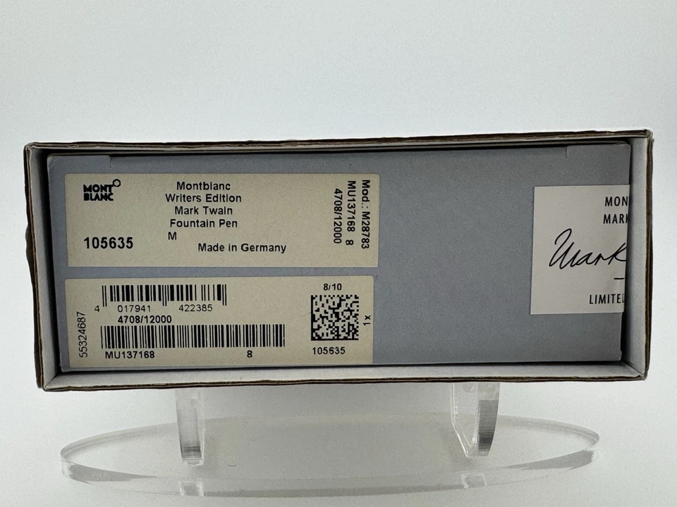 MontBlanc Mark Twain Writers Edition 2010 Limited Edition Fountain Pen - Image 3 of 4