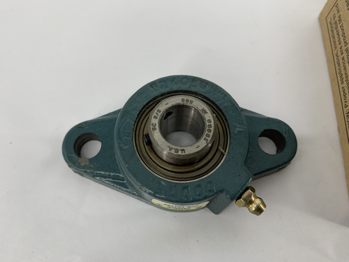 Dodge F2B-SC-010 Unità cuscinetto a sfera attacco flangia foro 5/8" attacco flangia 2 bulloni - Foto 3 di 5