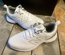 New Balance Brighton v2 Men  s Golf Shoes White/Grey Size 8 /41.5