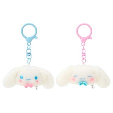 Sanrio Cinnamoroll Mini Mascot Keychain Set – 2pc Plush Key Holder (Matching Nik