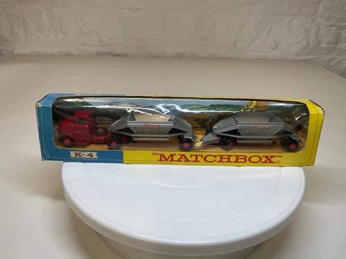 Matchbox Lesney King Size K-4 Fruehauf Hopper Train from 1967