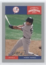 2004 Donruss Team Heroes Showdown Silver 37/50 Hideki Matsui #283 0q3