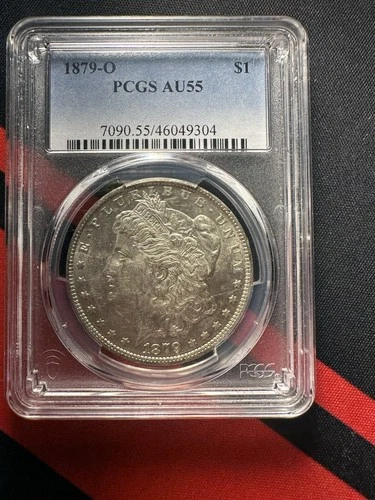 1879-O New Orlean- AU55 PCGS Morgan Silver Dollar Great Eye Appeal